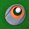 1pc Silicone Golf Plate; Ball Gate Hole For Putting Club Practice; Outdoor Golf Training Tool